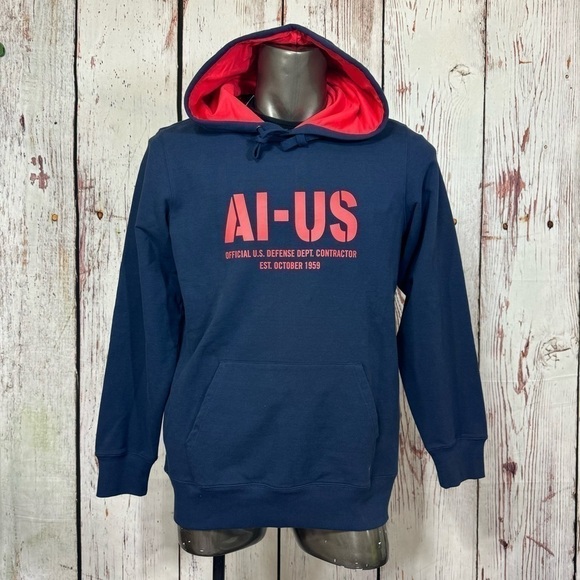 Alpha Industries Other - ALPHA INDUSTRIES INC MEN’s Large Blue Hoodie with Kangaroo Pocket NWT